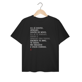 Nome do produto Camiseta Plus Size Apaguei Pra Todos