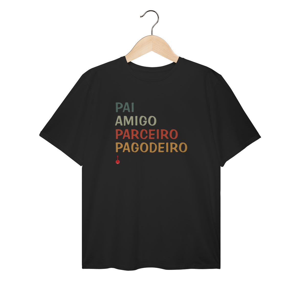 Camiseta Plus Size Pai, Amigo, Parceiro e Pagodeiro