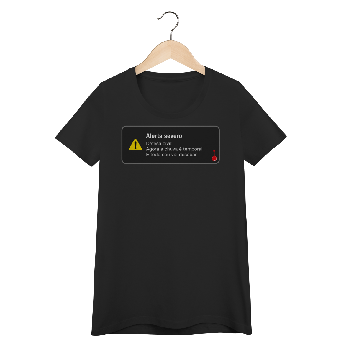 Nome do produto: Camiseta Feminina Baby Look Defesa Civil - Temporal