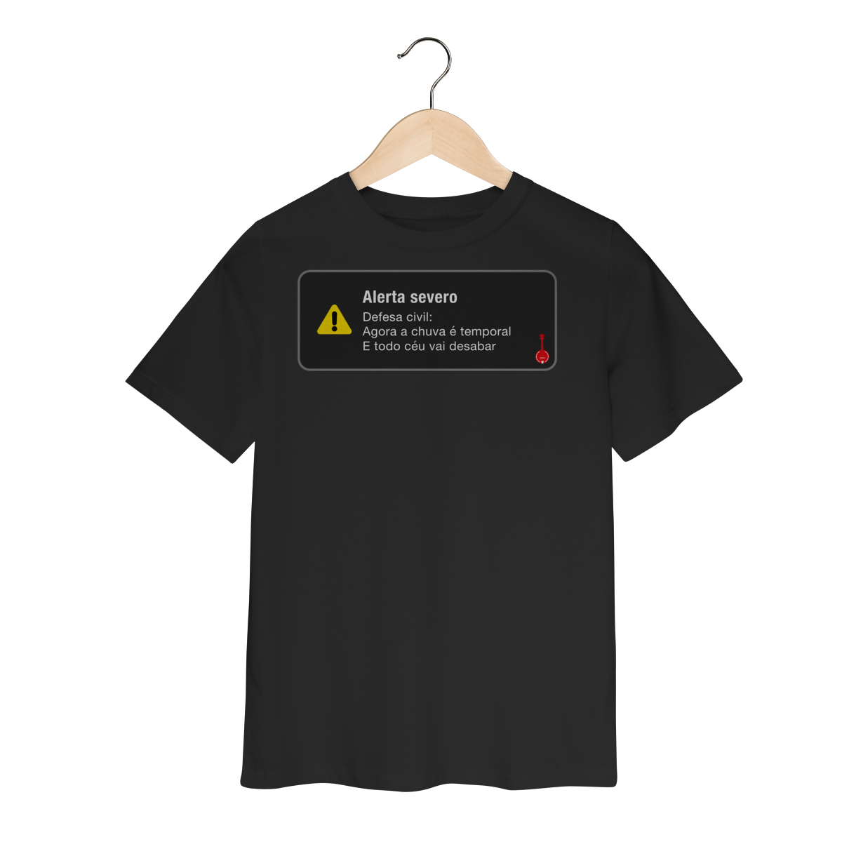 Nome do produto: Camiseta Infantil Defesa Civil - Temporal