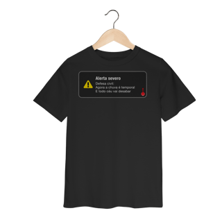Camiseta Infantil Defesa Civil - Temporal
