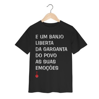 Nome do produto Camiseta Infantil Um Banjo Liberta