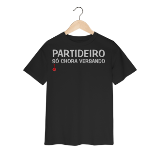Nome do produto Camiseta Infantil Partideiro Só Chora Versando