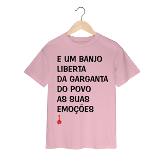Nome do produto Camiseta Infantil Um Banjo Liberta