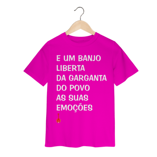 Nome do produto Camiseta Infantil Um Banjo Liberta