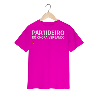 Nome do produto Camiseta Infantil Partideiro Só Chora Versando