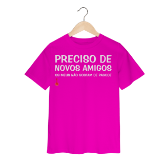 Nome do produto Camiseta Infantil Meus Amigos Não Gostam de Pagode