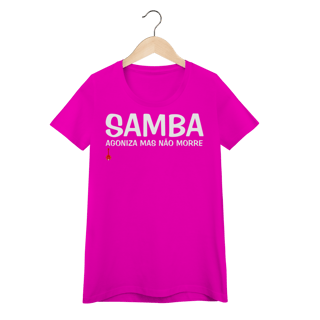 Nome do produto Baby Look Samba - Agoniza Mas Não Morre