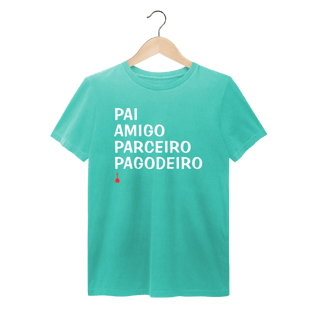 Nome do produto Camiseta Pai, Amigo, Parceiro e Pagodeiro - Estonada