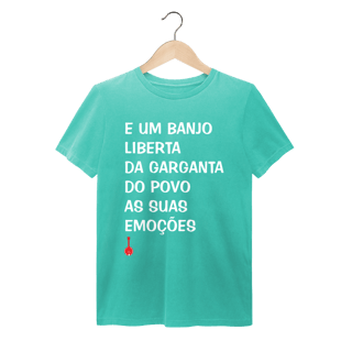 Nome do produto Camiseta Um Banjo Liberta - Estonada