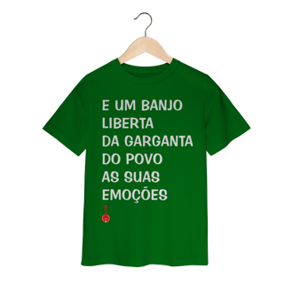 Nome do produto Camiseta Infantil Um Banjo Liberta