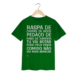 Nome do produto Camiseta Infantil Raspa de Chifre de Bode