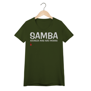 Nome do produto Baby Look Samba - Agoniza Mas Não Morre