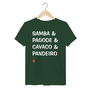 Nome do produto Camiseta Samba e Pagode e Cavaco e Pandeiro - Estonada