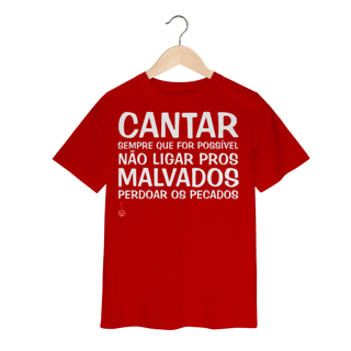 Camiseta Infantil Cantar Sempre Que For Possível