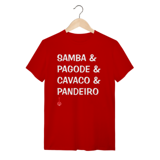 Nome do produto Camiseta Samba e Pagode e Cavaco e Pandeiro