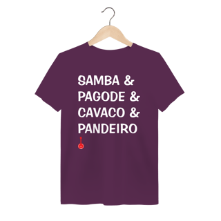 Nome do produto Camiseta Samba e Pagode e Cavaco e Pandeiro - Estonada