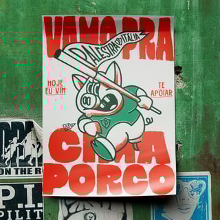 POSTER OLÊ OLÁ - VAMO PRA CIMA PORCO - 2025
