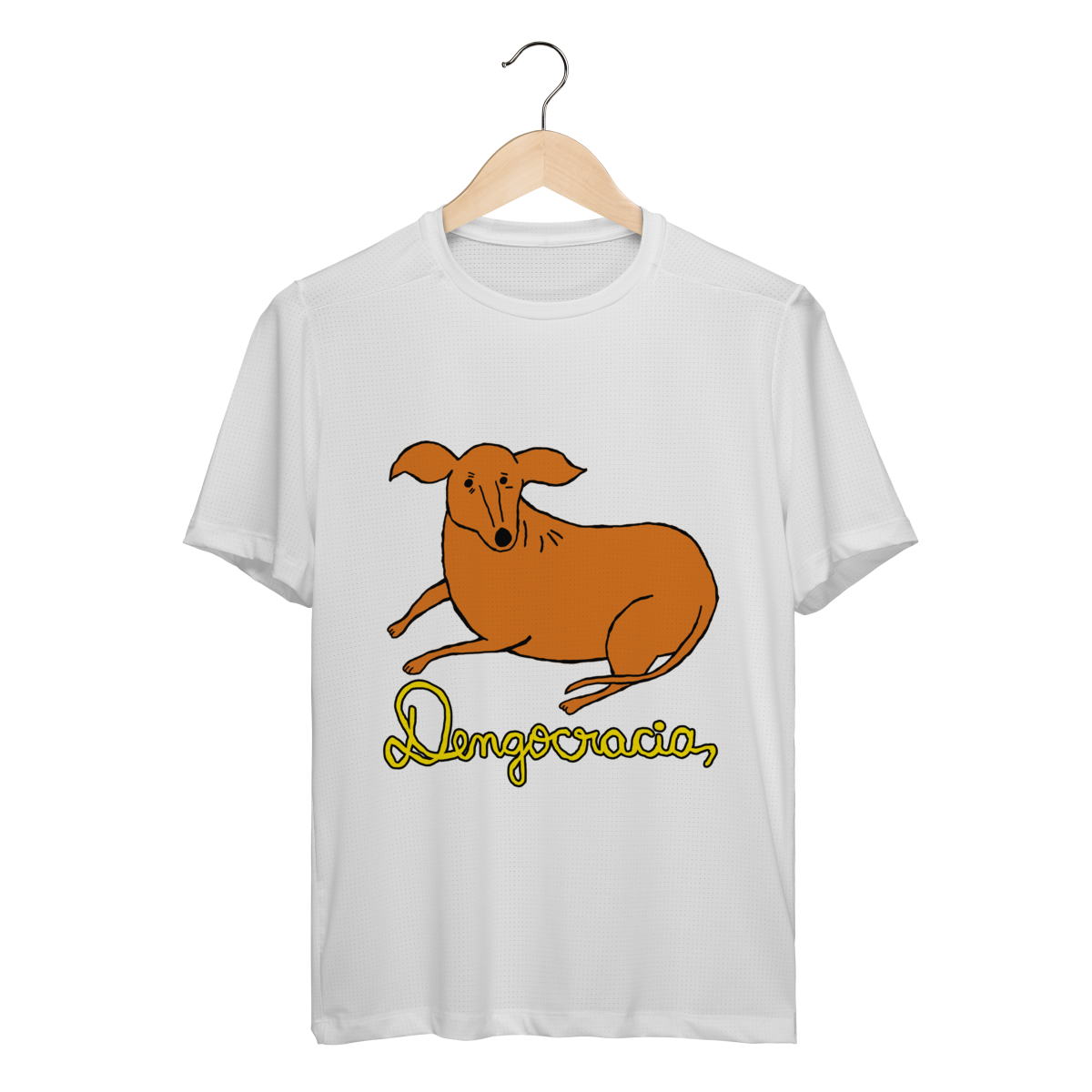 Nome do produto: Camiseta Esportiva Dengocracia