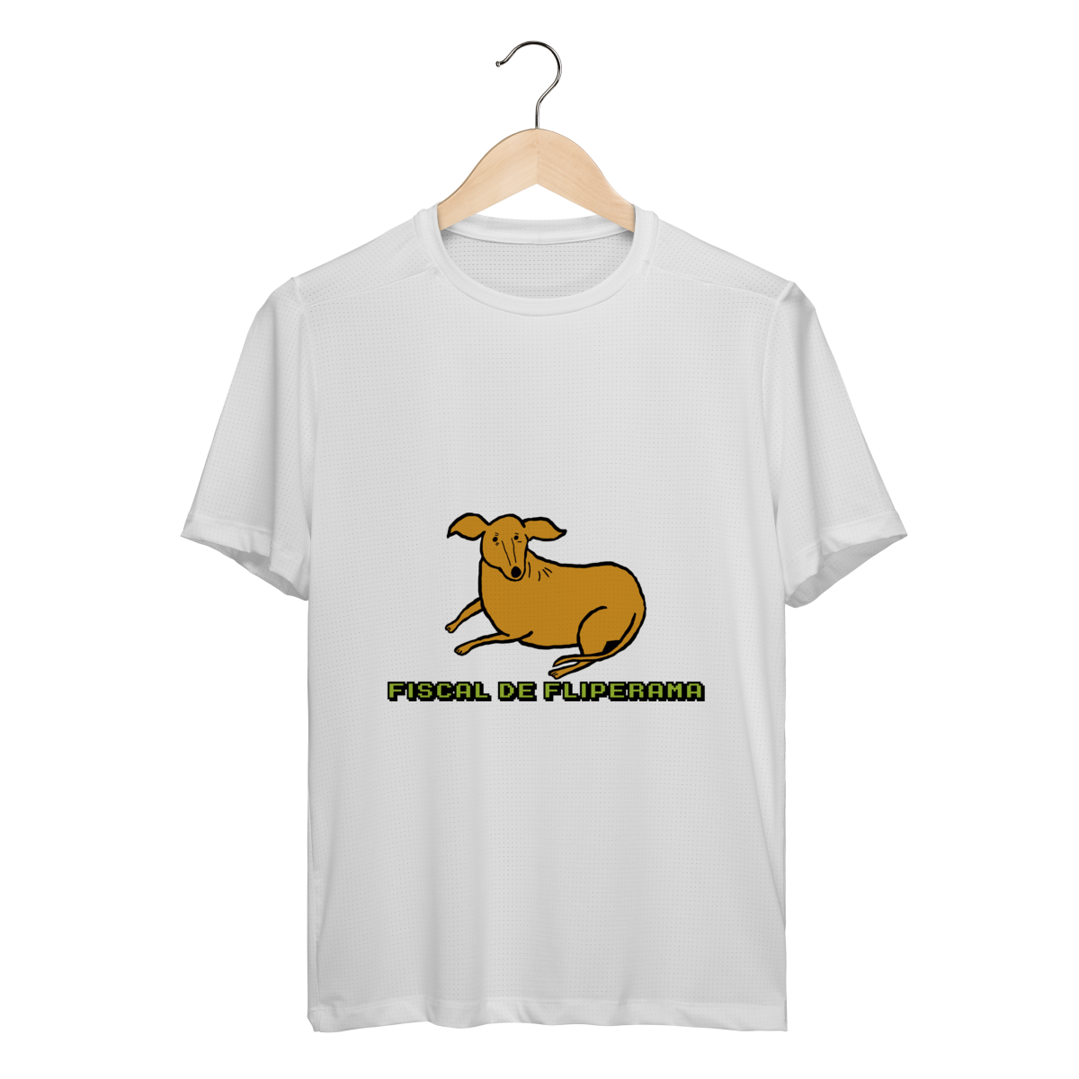 Nome do produto: Camiseta Esportiva Fiscal de Fliperama