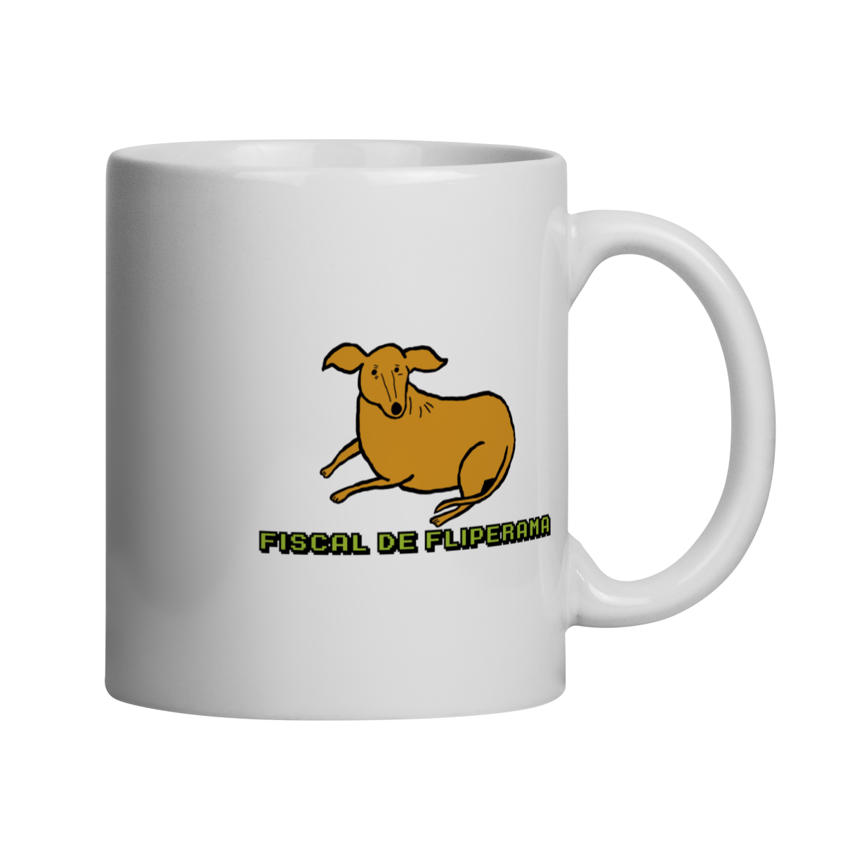 Nome do produto: Caneca Fiscal de Fliperama