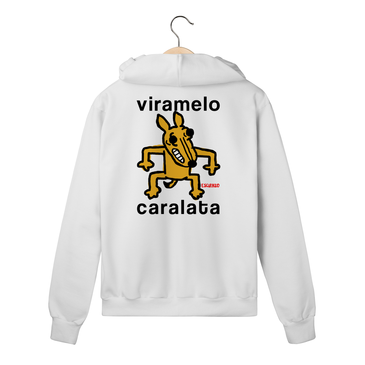 Nome do produto: Moletom com Zíper Viramelo Caralata