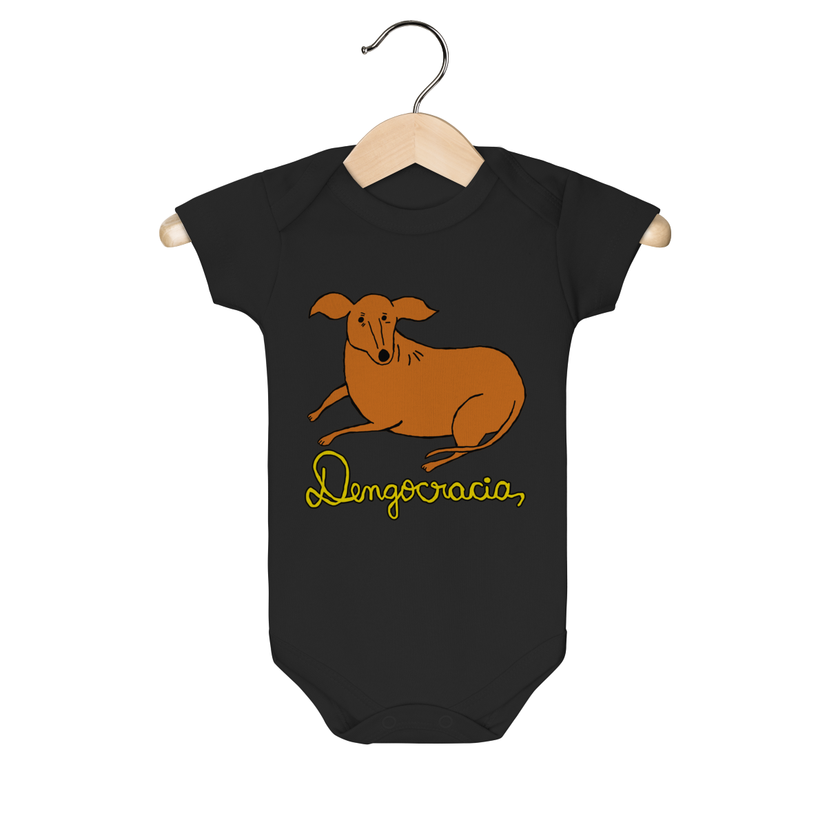 Nome do produto: Body Infantil Dengocracia