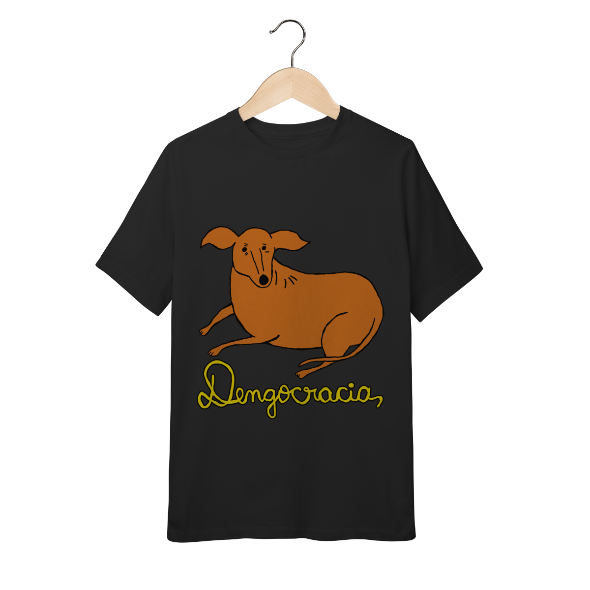 Nome do produto: Camiseta Infantil Dengocracia