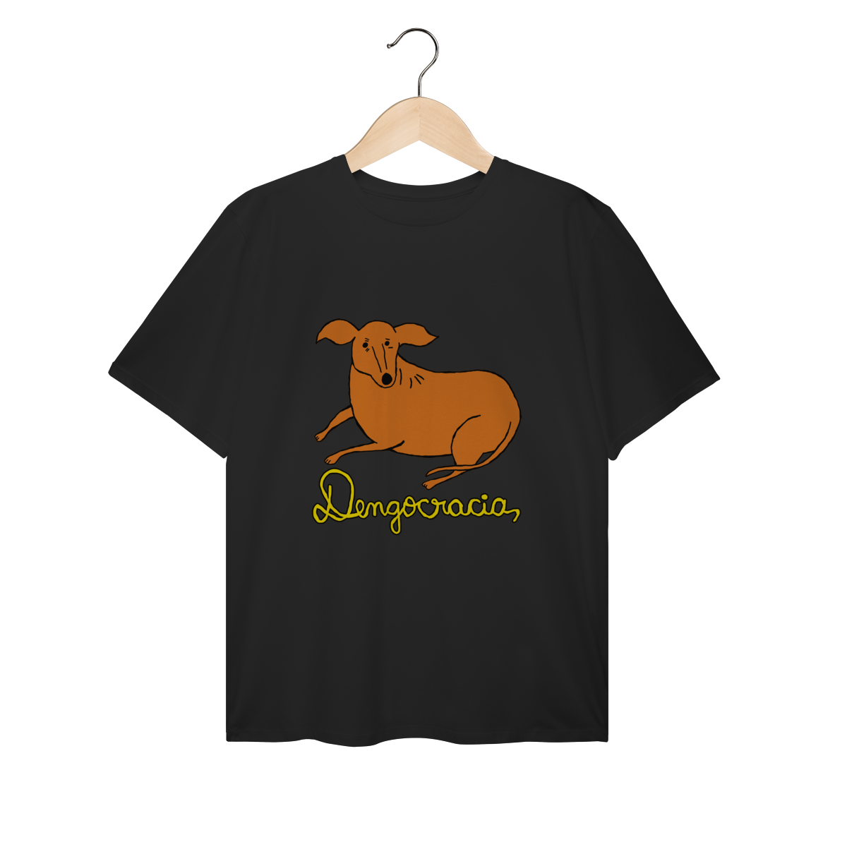 Nome do produto: Plus Size Camiseta Dengocracia