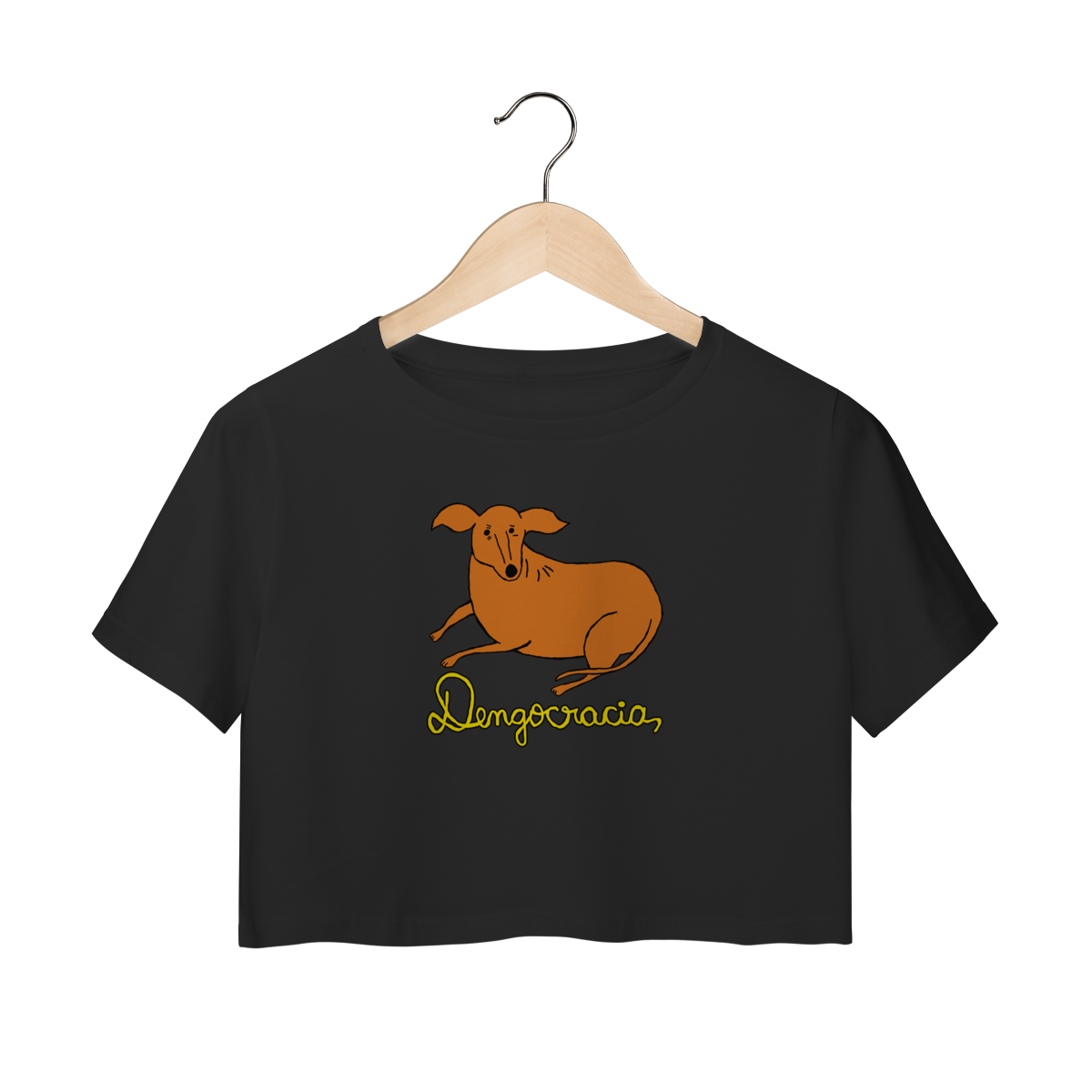 Nome do produto: Cropped Dengocracia