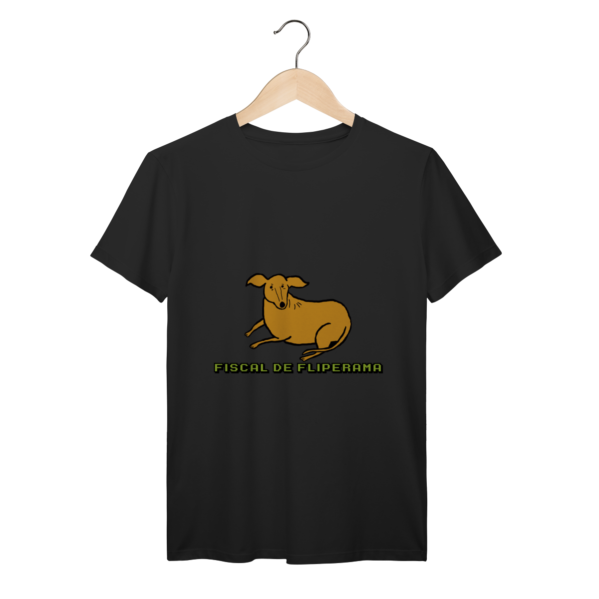 Nome do produto: Camiseta Fiscal de Fliperama