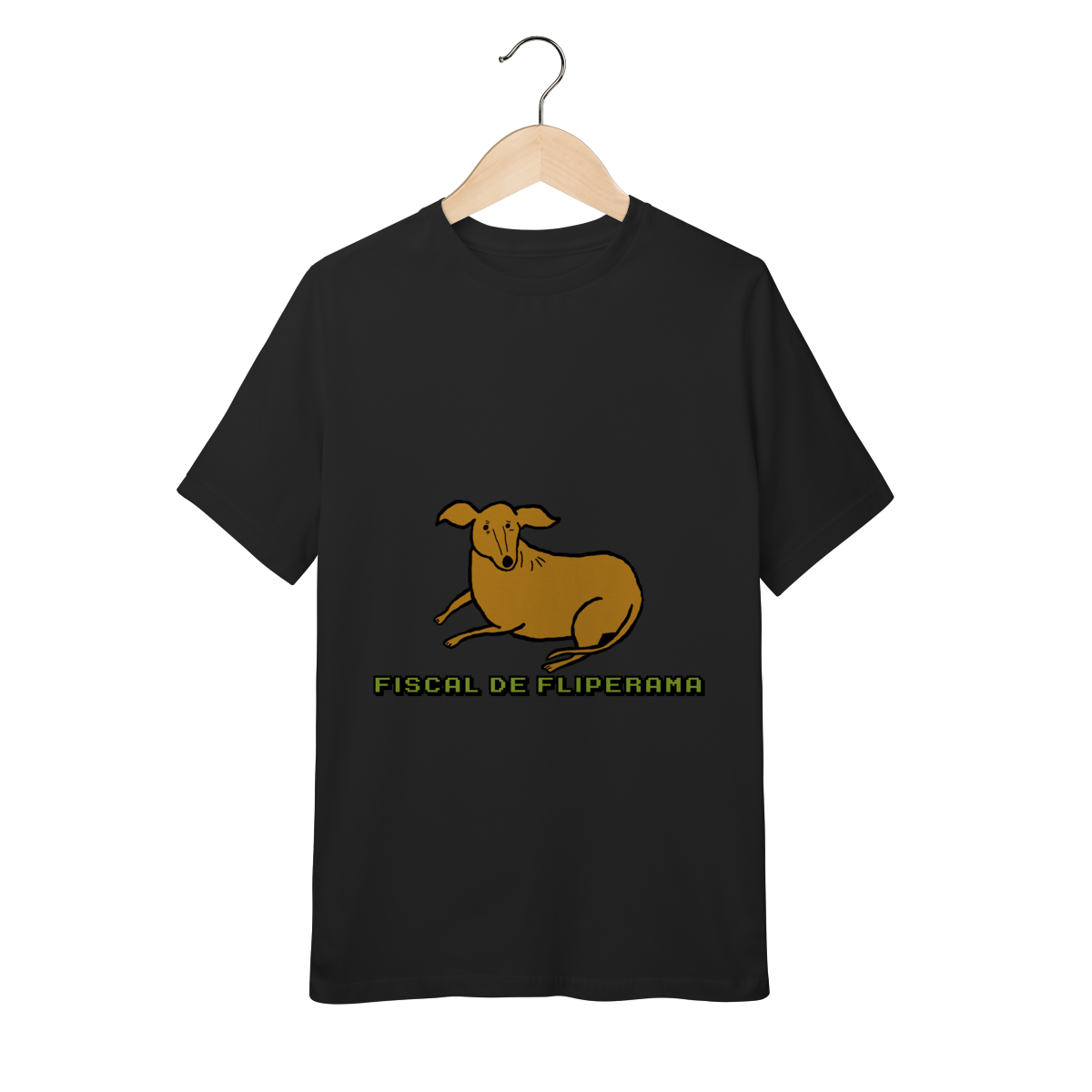 Nome do produto: Camiseta Infantil Fiscal de Fliperama
