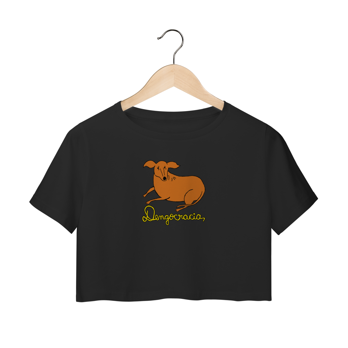 Nome do produto: Cropped Dengocracia