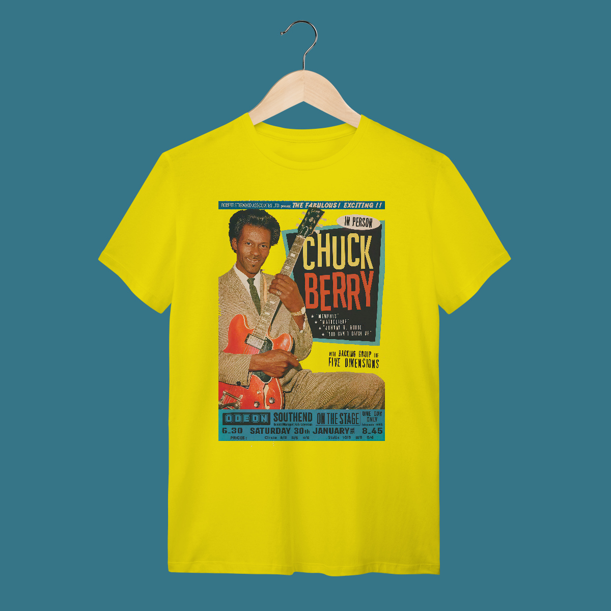 Nome do produto: Chuck Berry | Algodão Quality