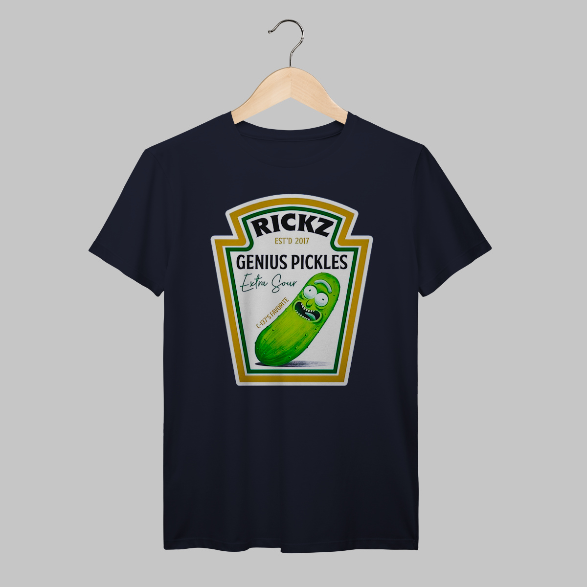Nome do produto: Pickle Rick | Heinz | Algodão Prime