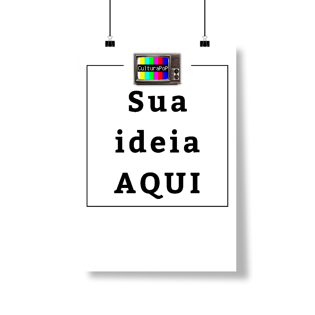 Nome do produto: Catálogo Poster Retrato