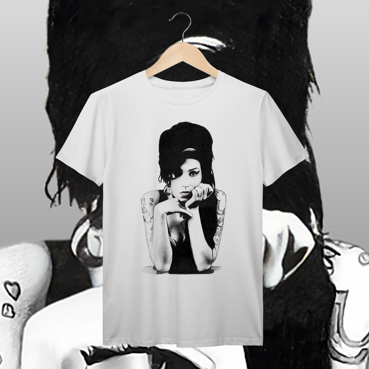 Nome do produto: Amy Winehouse | Algodão Prime