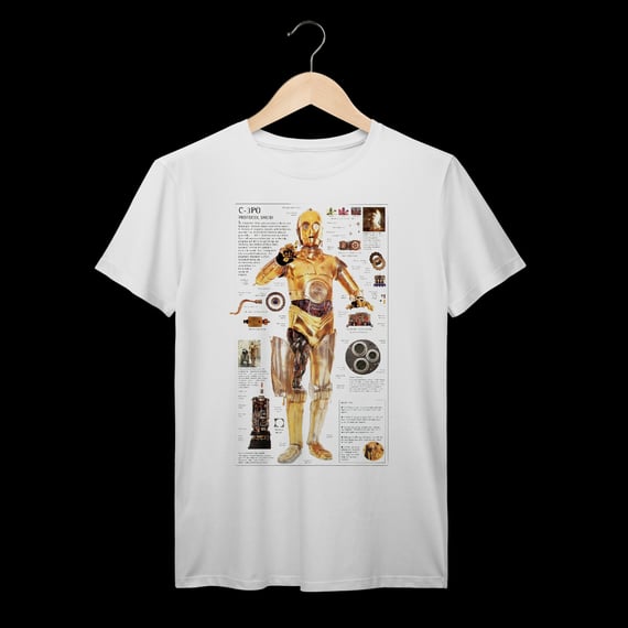 C-3PO | Star Wars | Algodão Prime