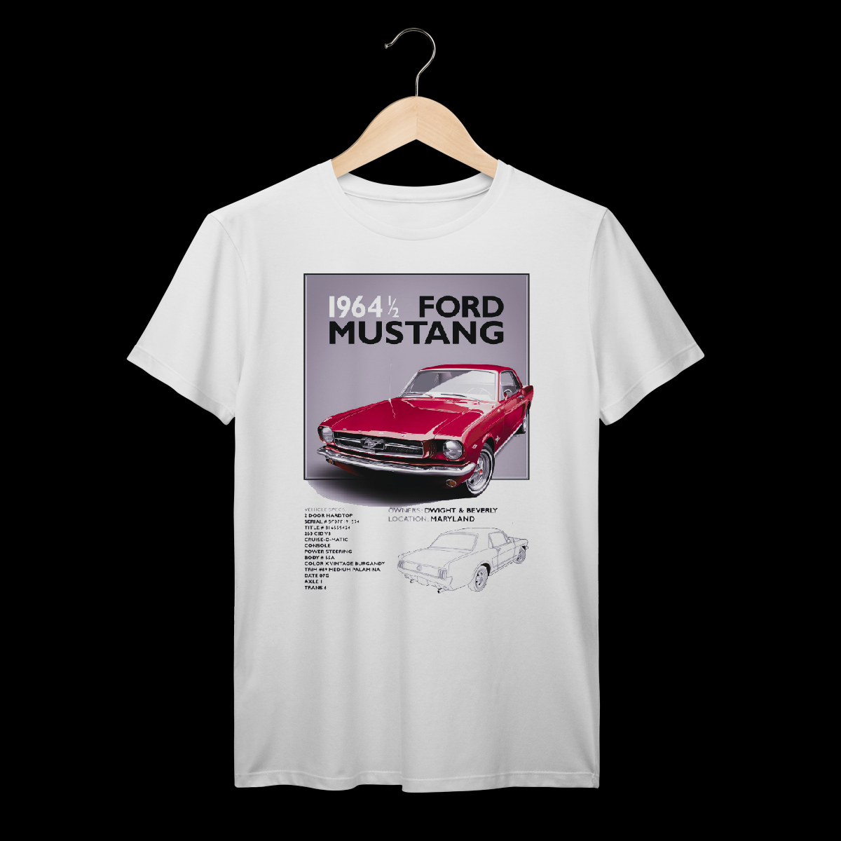 Nome do produto: Ford Mustang | Algodão Prime