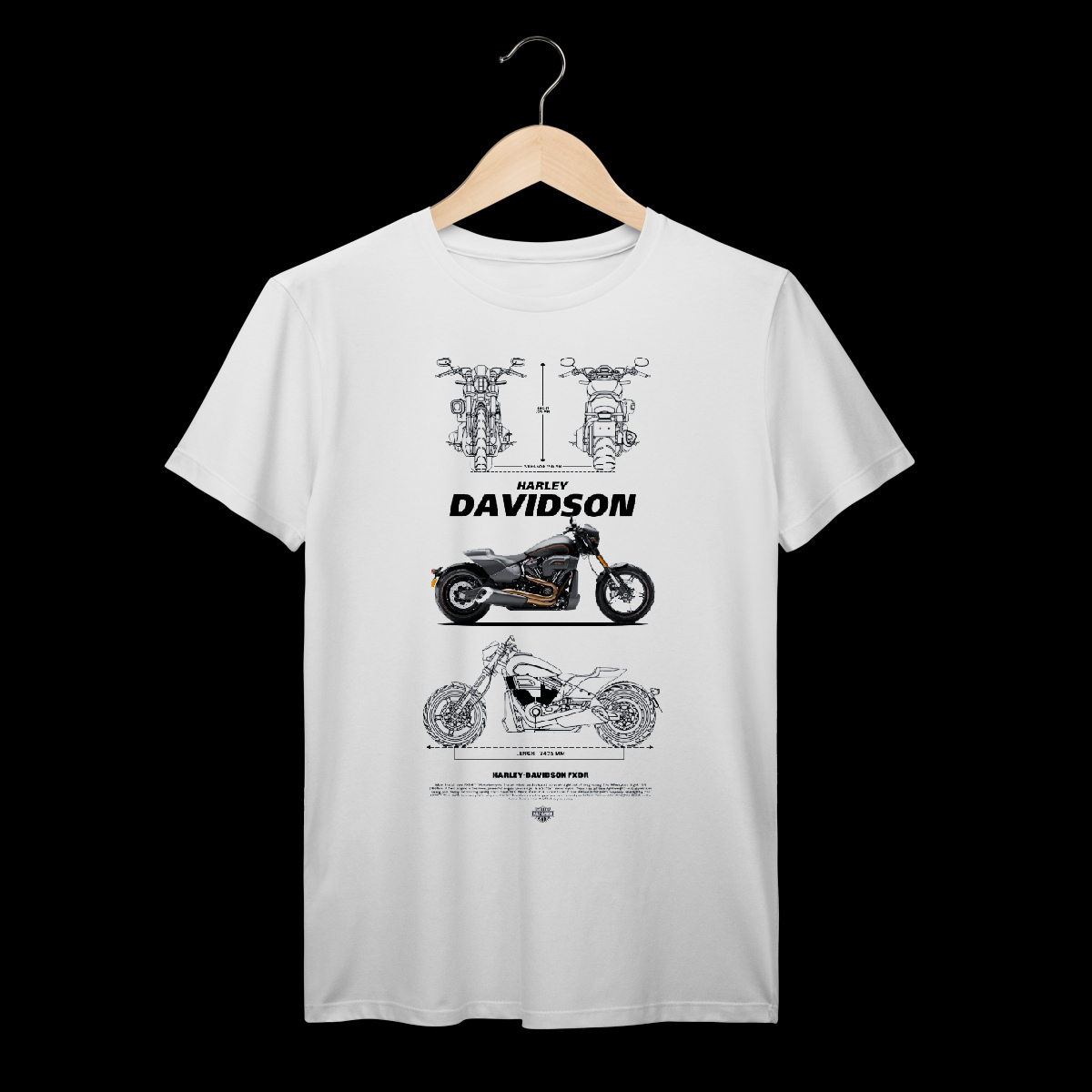 Nome do produto: Harley Davidson | Algodão Prime