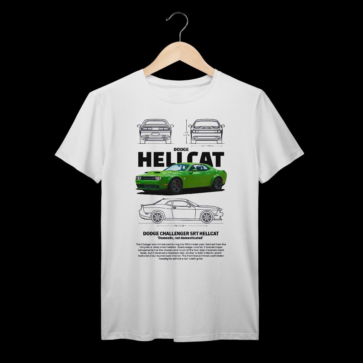 Dodge Hellcat | Algodão Prime