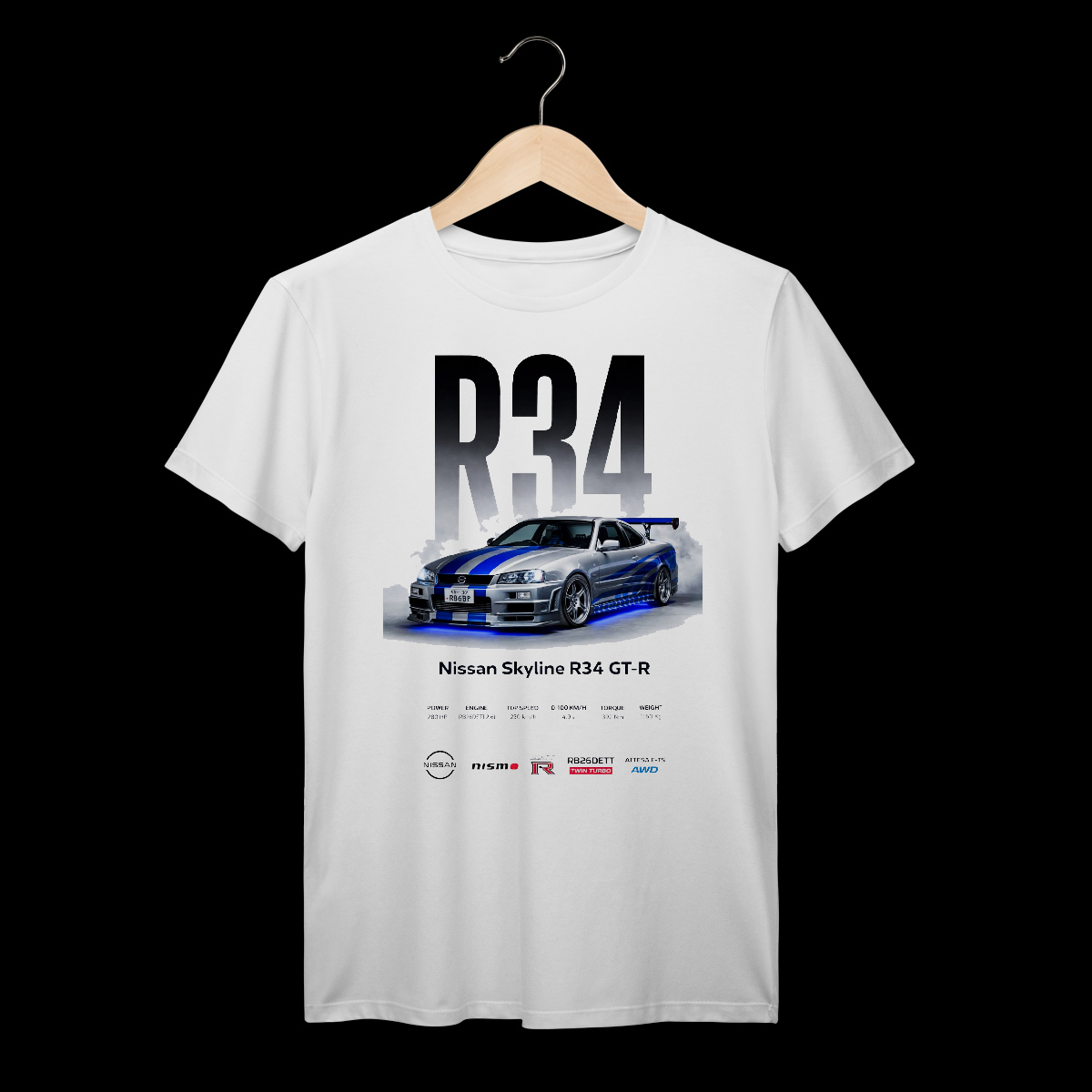 Nissan Skyline R34 G-TR | Algodão Prime