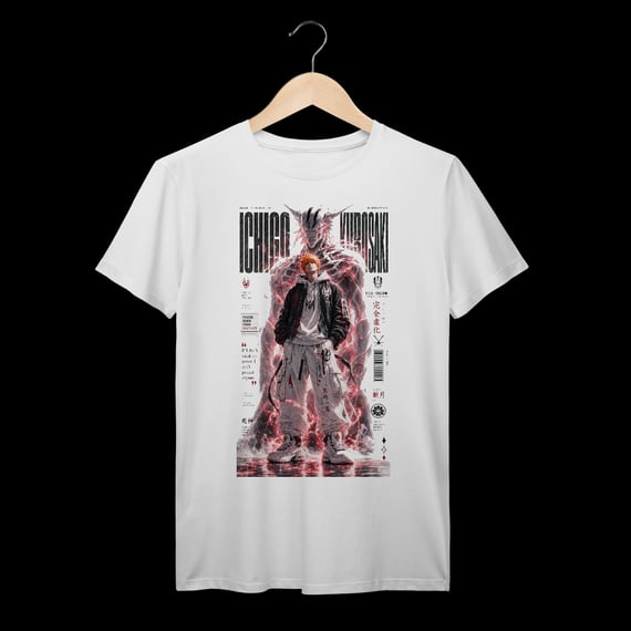 Bleach | Ichigo Kurosaki | Algodão Prime