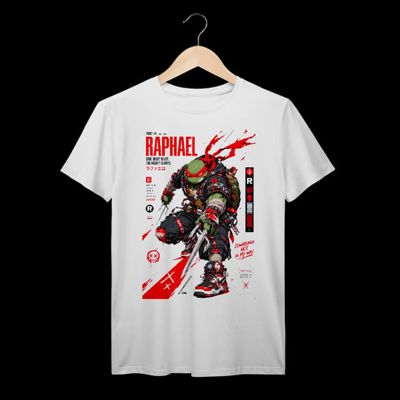 Tartarugas Ninja | Raphael | Algodão Prime