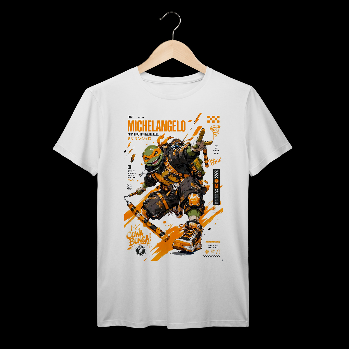 Tartarugas Ninja | Michelangelo | Algodão Prime