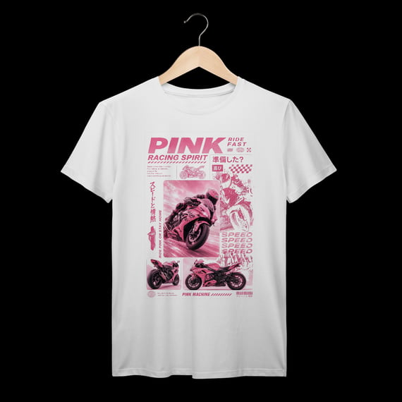 Pink Racing Spirit | Algodão Prime