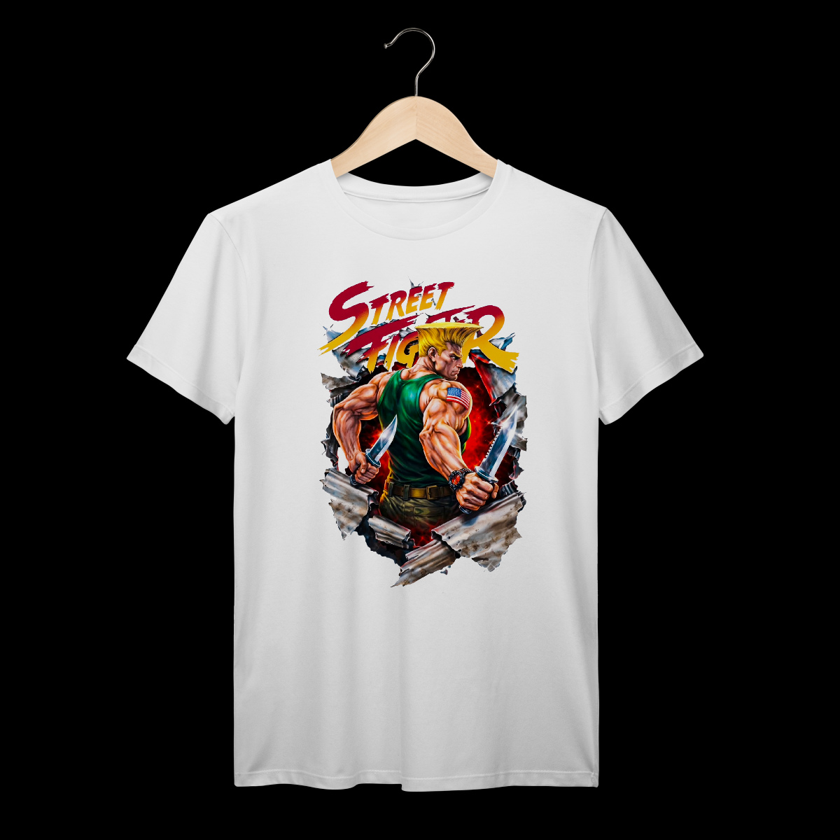 Street Fighter | Guile | Algodão Prime