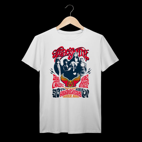 Aerosmith | Algodão Prime