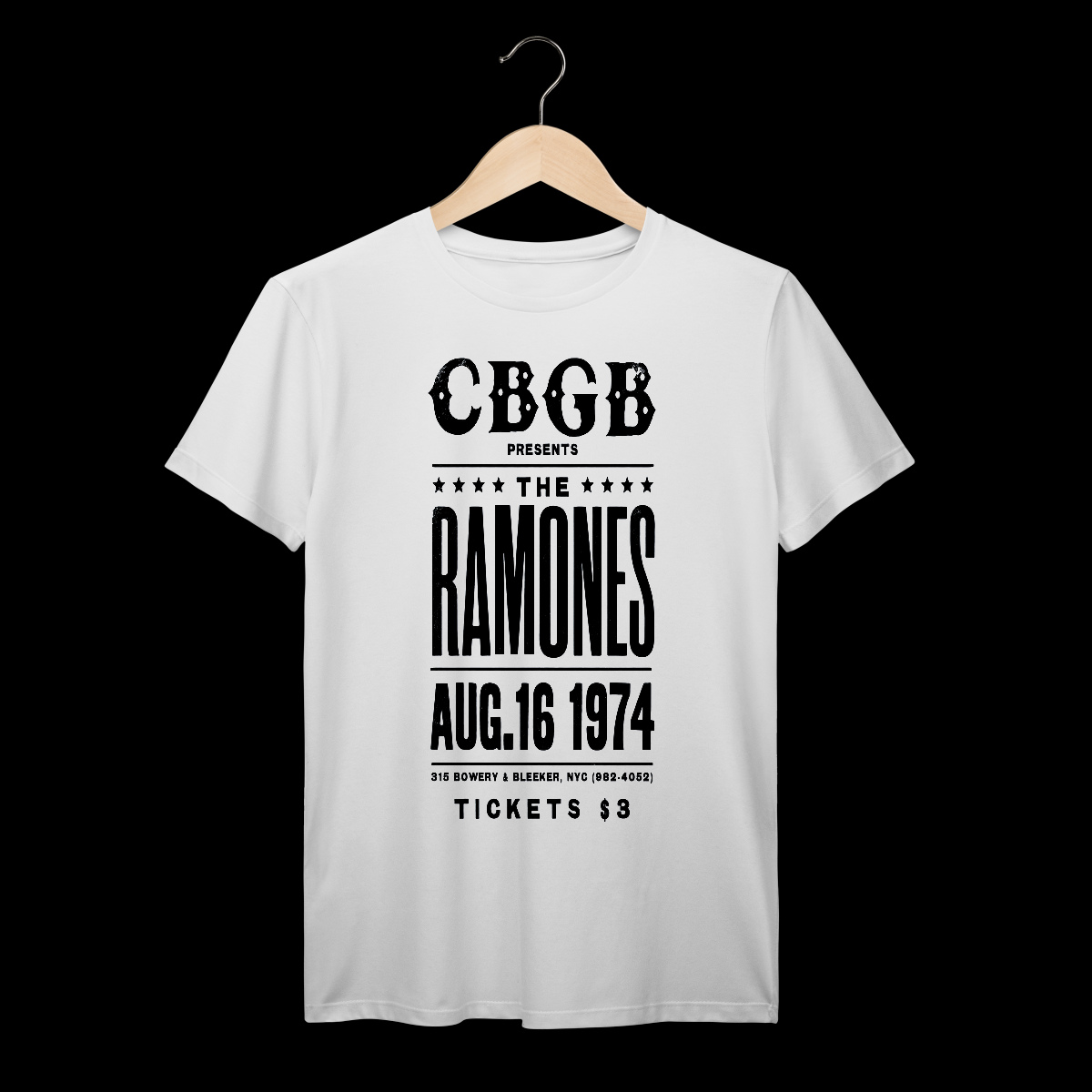 Ramones CBGB | Algodão Prime