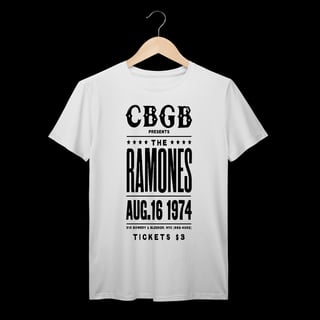 Ramones CBGB | Algodão Prime